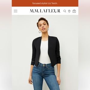 Black MM Lafleur black St. Ambroeus jardigan size m